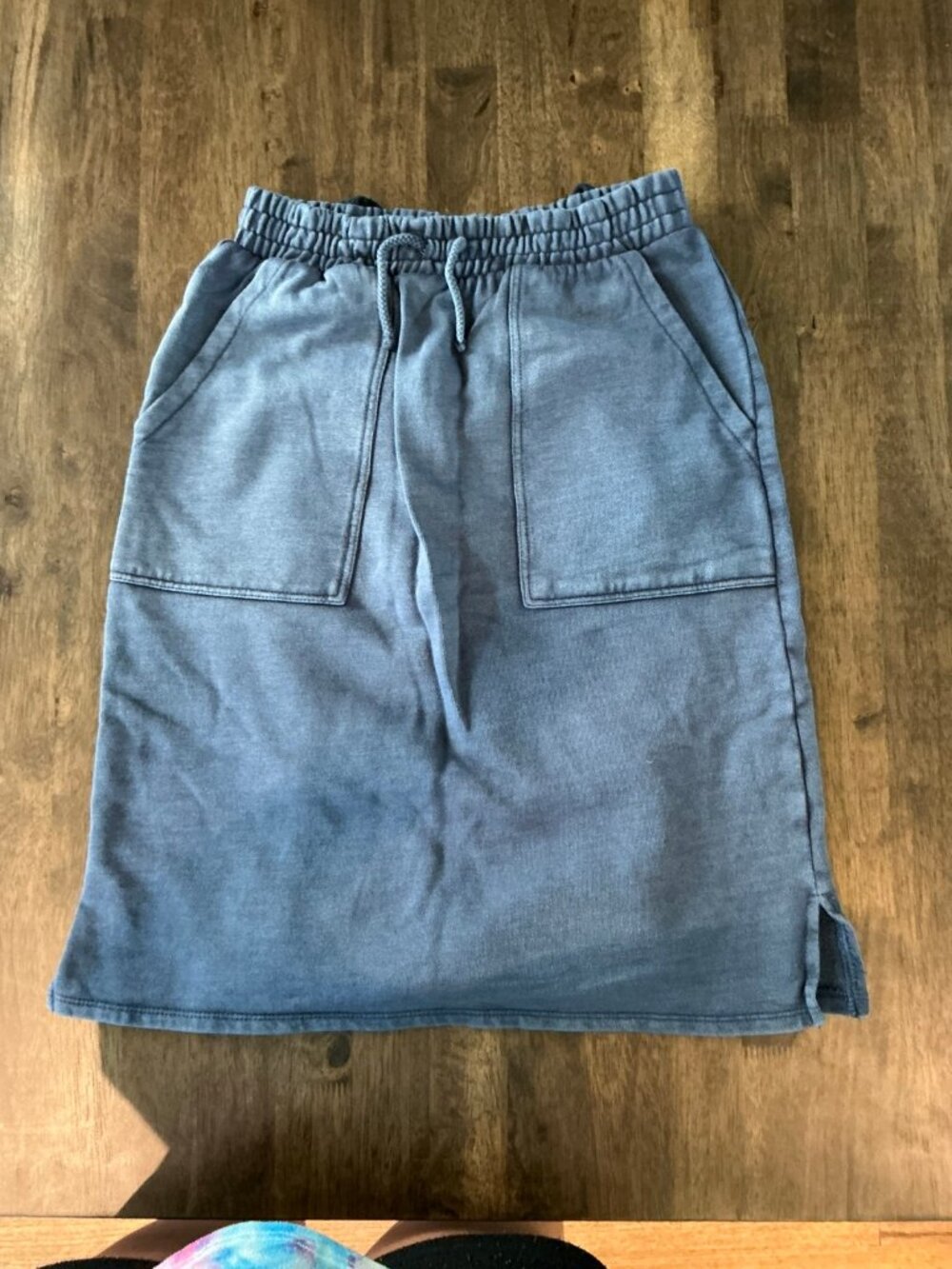 Zara Girls Blue Fleece Skirt Size 11-12 NWOT